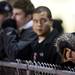 Milan supporter Holly Guernsey watches the game against Tecumseh on Friday. Daniel Brenner I AnnArbor.com